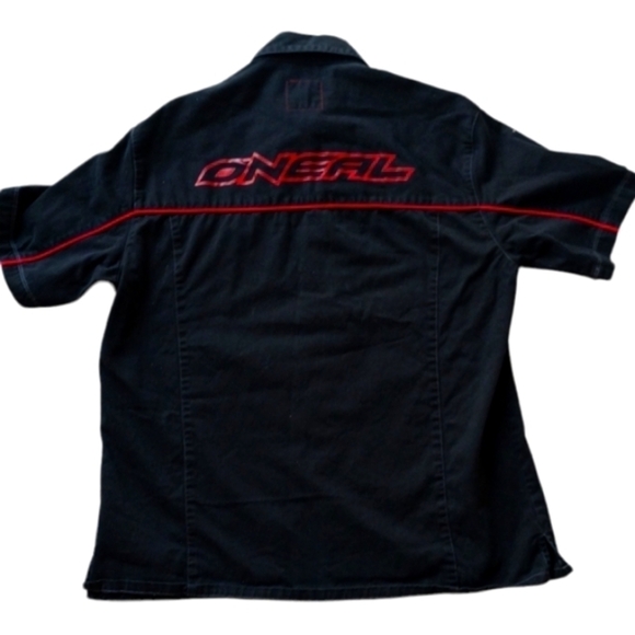 O'NEAL Black Short Sleeved Worker Shirt - Picture 2 of 8